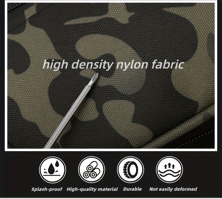 1pc Premium Fishing Tackle Sling Backpack - Water-Resistant Fishing Shoulder Bag with Rod Holder, Multiple Compartments, and Padded Straps - Perfect Gift for Anglers and Outdoor Enthusiasts