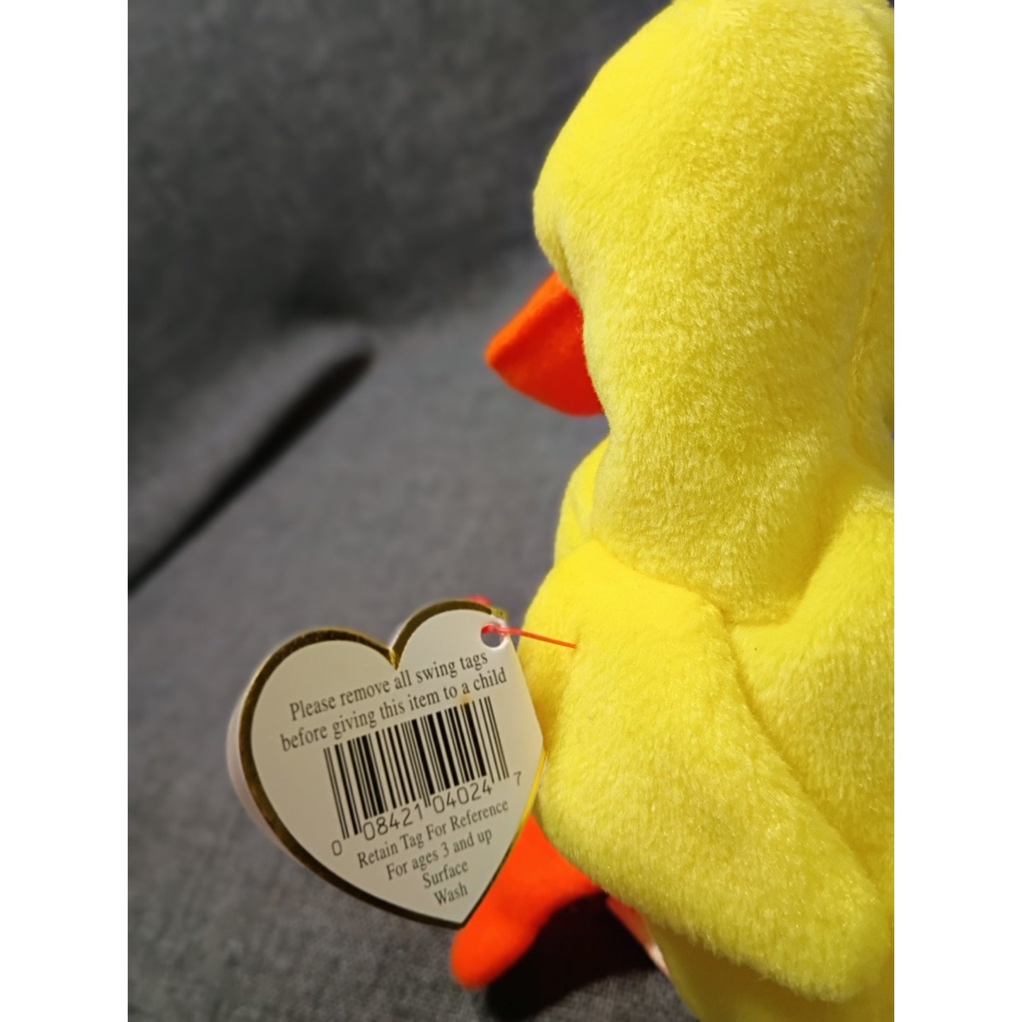 Ty Beanie Babys - Quackers The Duck 6" Plush Toy (4024)