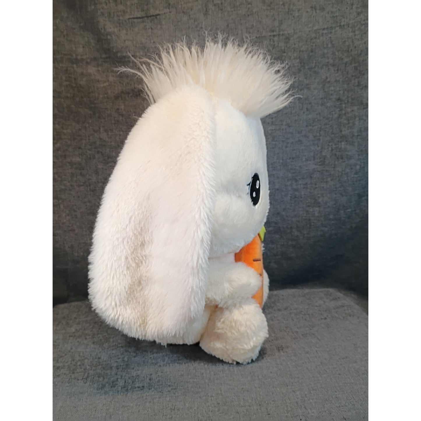2025 Easter Way To Celebrate 13” Cream Bunny Rabbit Holding Carrot Plush