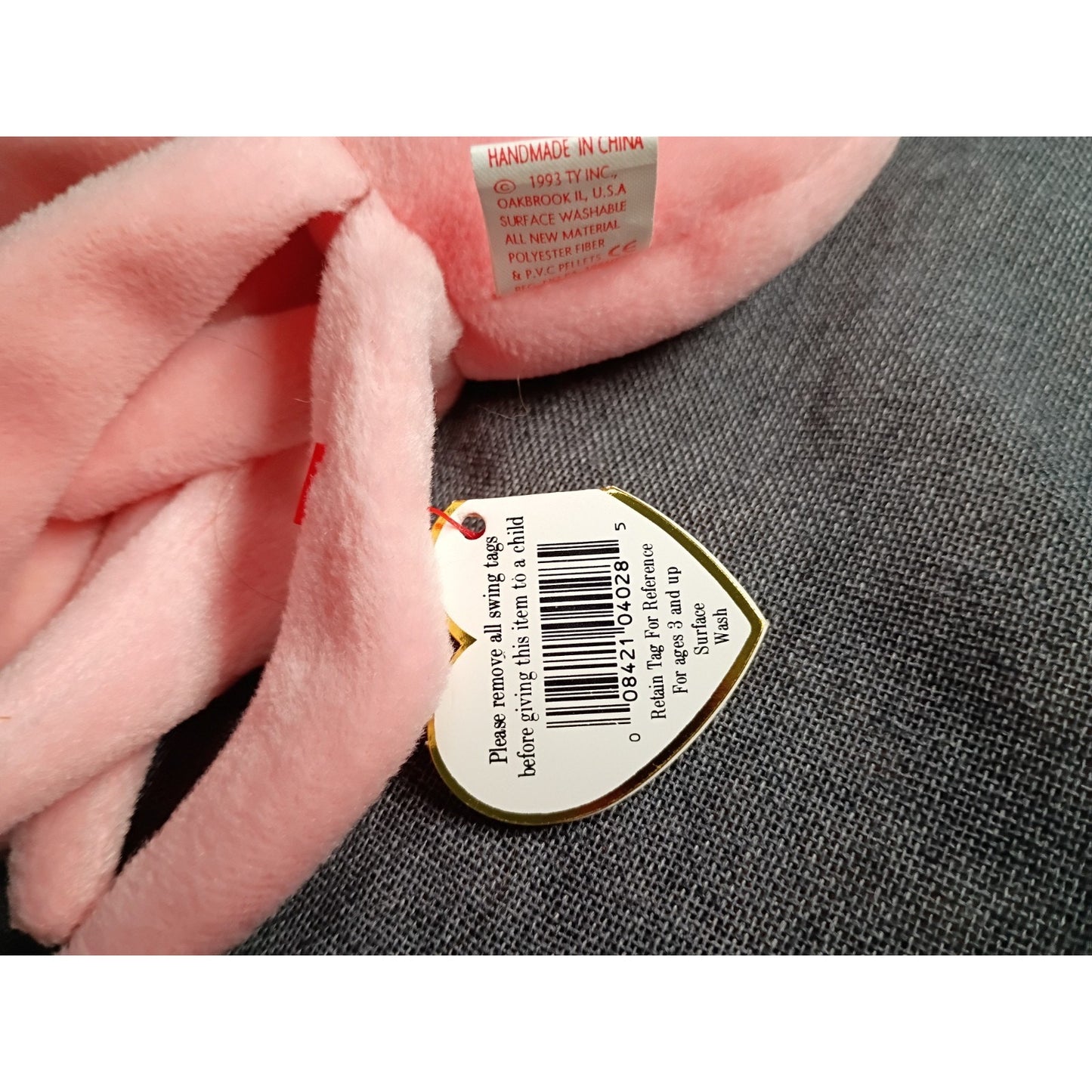 Ty Beanie baby-Inky The Octopus- Birthdate 94-Tushtag Says 93 Rare Errors