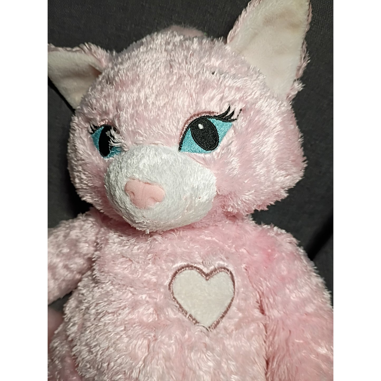 Build A Bear Pink Sassy Cat 18" Retired