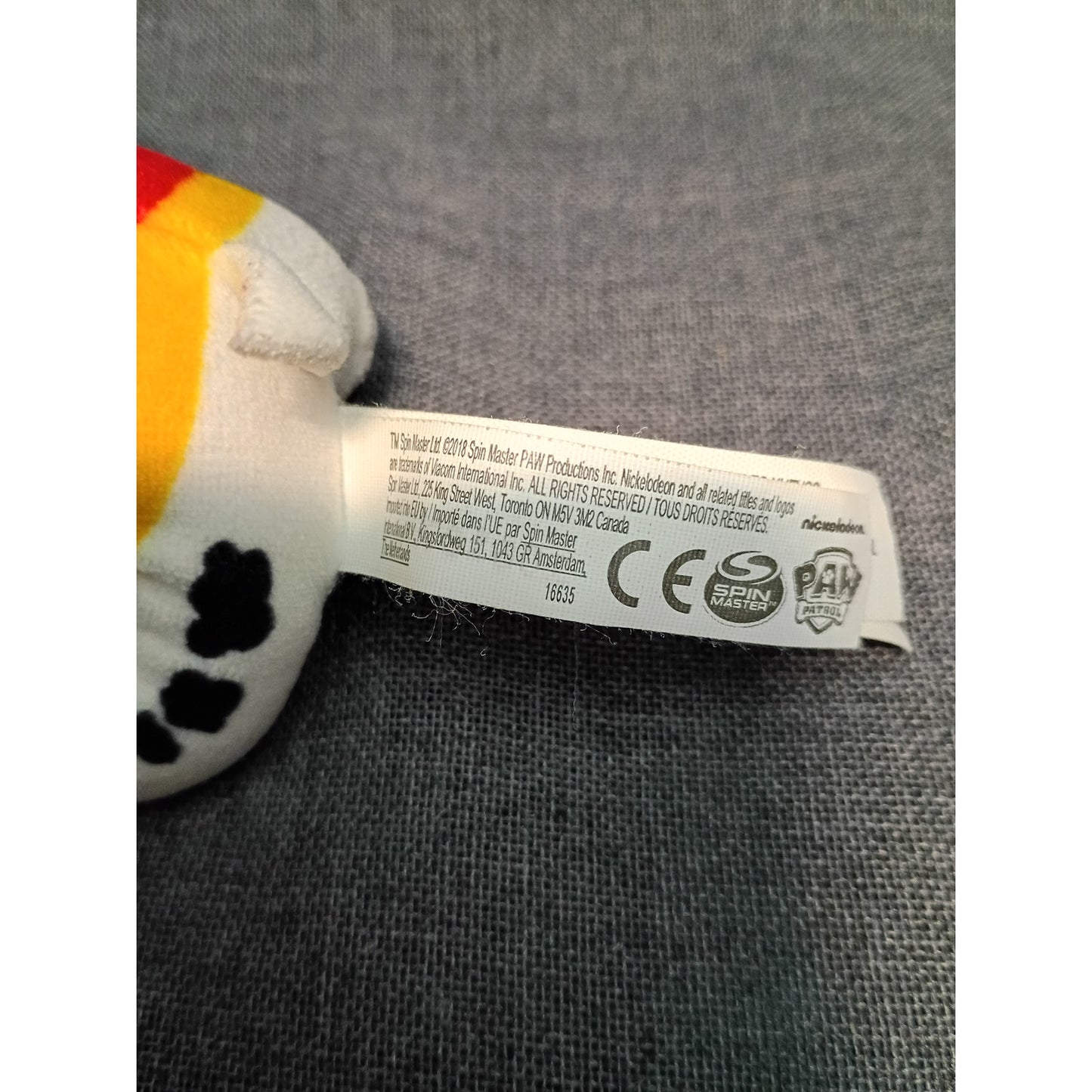 Paw Patrol TY Beanie Zuma 6” and  EMT Mashall 5"