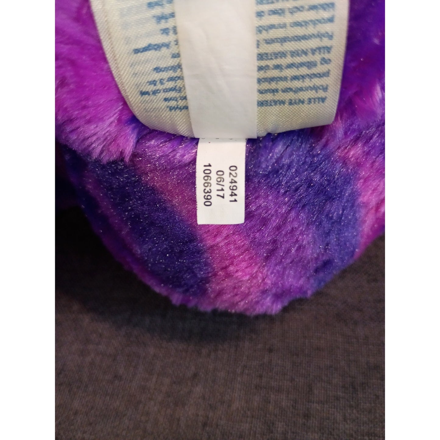 Build a Bear Retired Purple Vampire Starry Night Bat Plush 16"