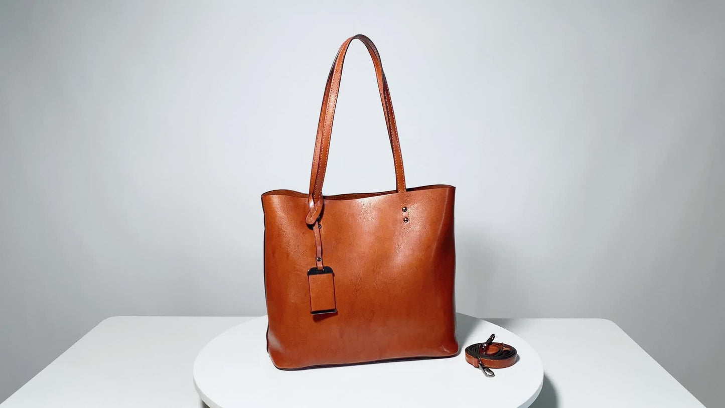 Women Handbags Tote Bag Soft Retro Designer Large Capacity Multi-Pocket Casual Ladies Shoulder Bag Mother'S Day Gift Adjustable Shoulder Strap Purse Cheap