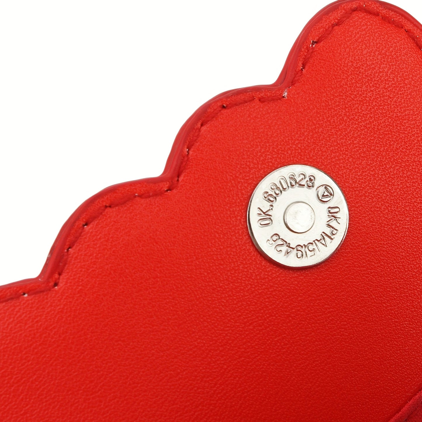 Women's Popcorn Bucket-Shaped Crossbody Bag with Adjustable Strap - Red & White Striped Synthetic Leather Purse, Beaded Popcorn Decor & Golden-Tone Hardware, Sweet Style Casual Handbag for Movie Nights, Themed Parties & Every