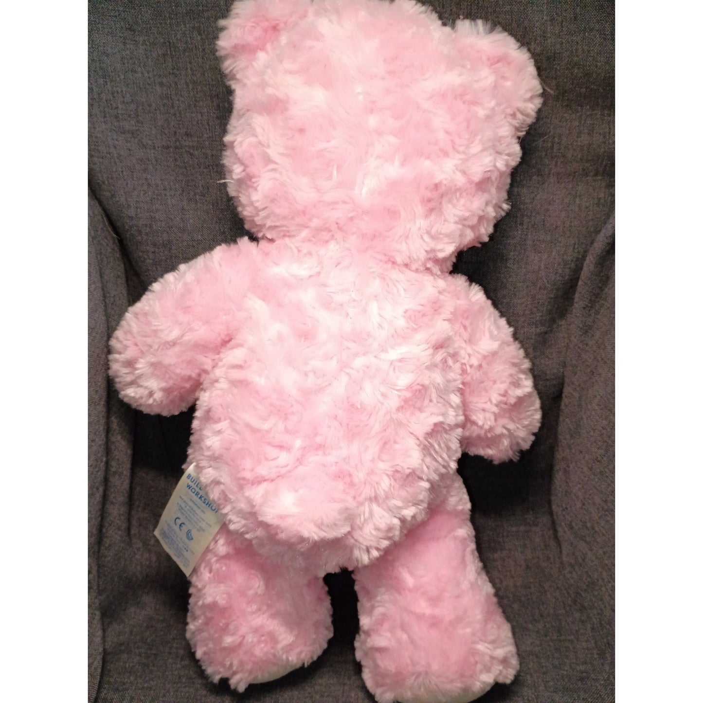 Build A Bear Workshop Pink Curly Plush Bear
