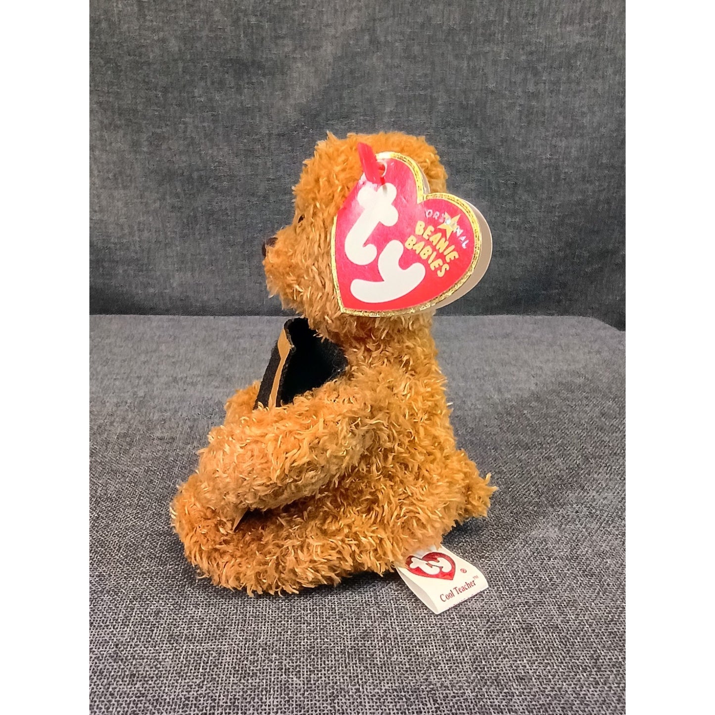 Ty Beanie Baby "Cool Teacher" Bear 4.5" Mini Stuffed Toy 2005