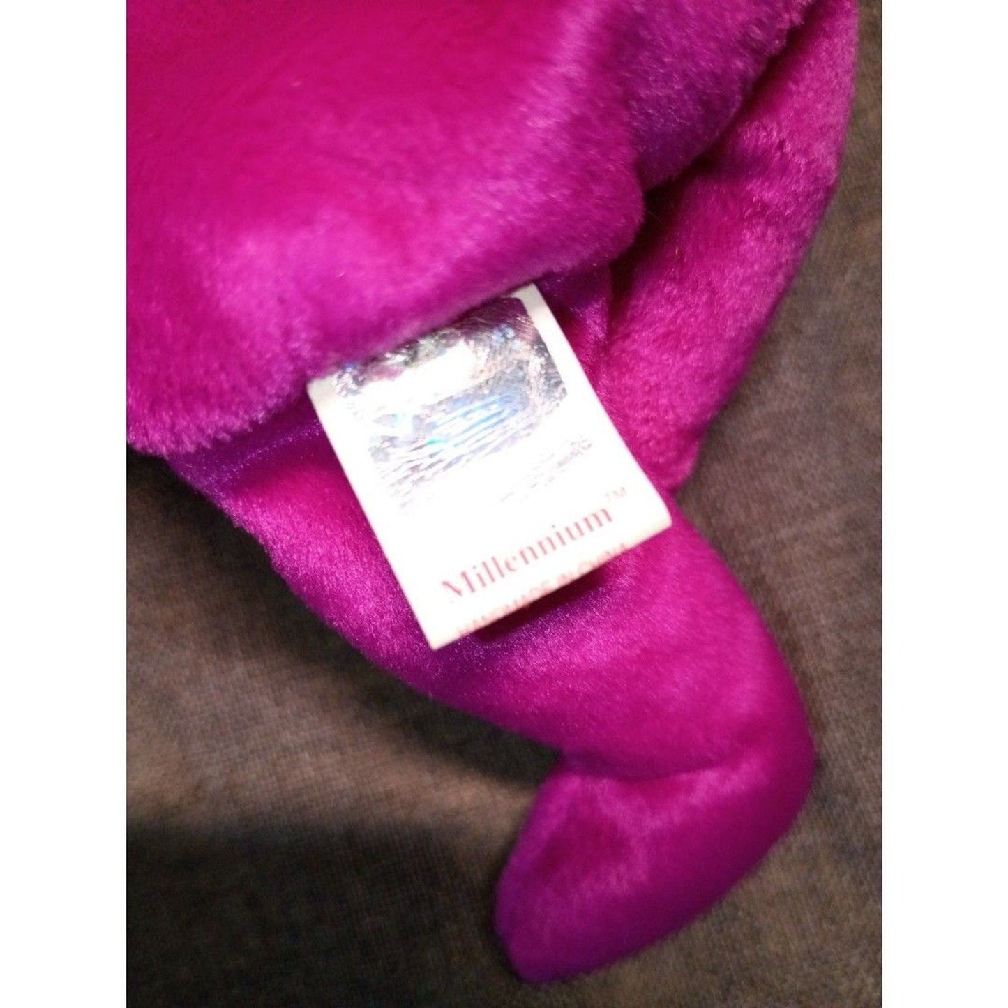 Ty Beanie Babies Millennium Bear Plush Toy - Rare with Errors and Tag