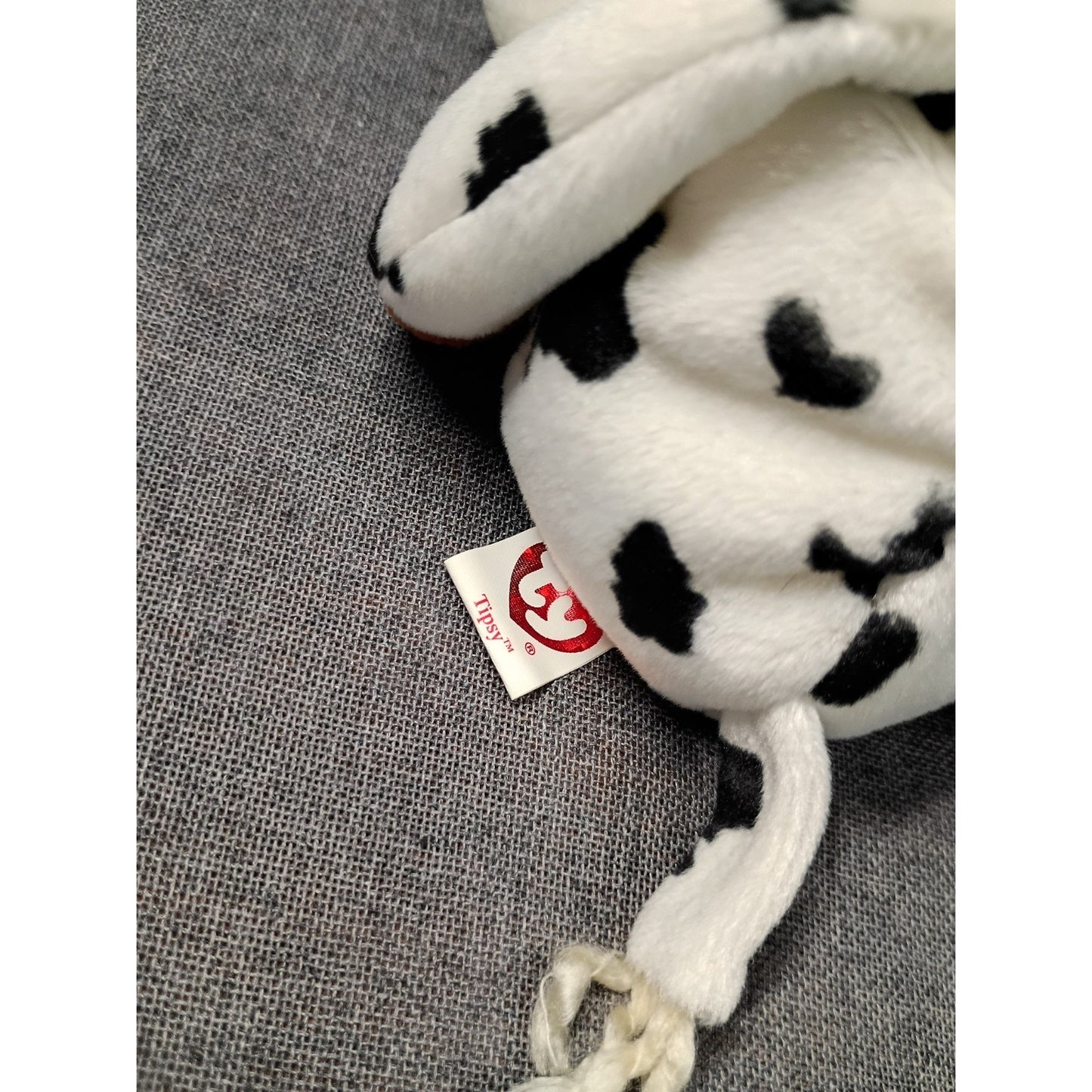 Ty Beanie Baby Tipsy The Cow 2000-2004 Collectible Plushie Toy with Hang Tag