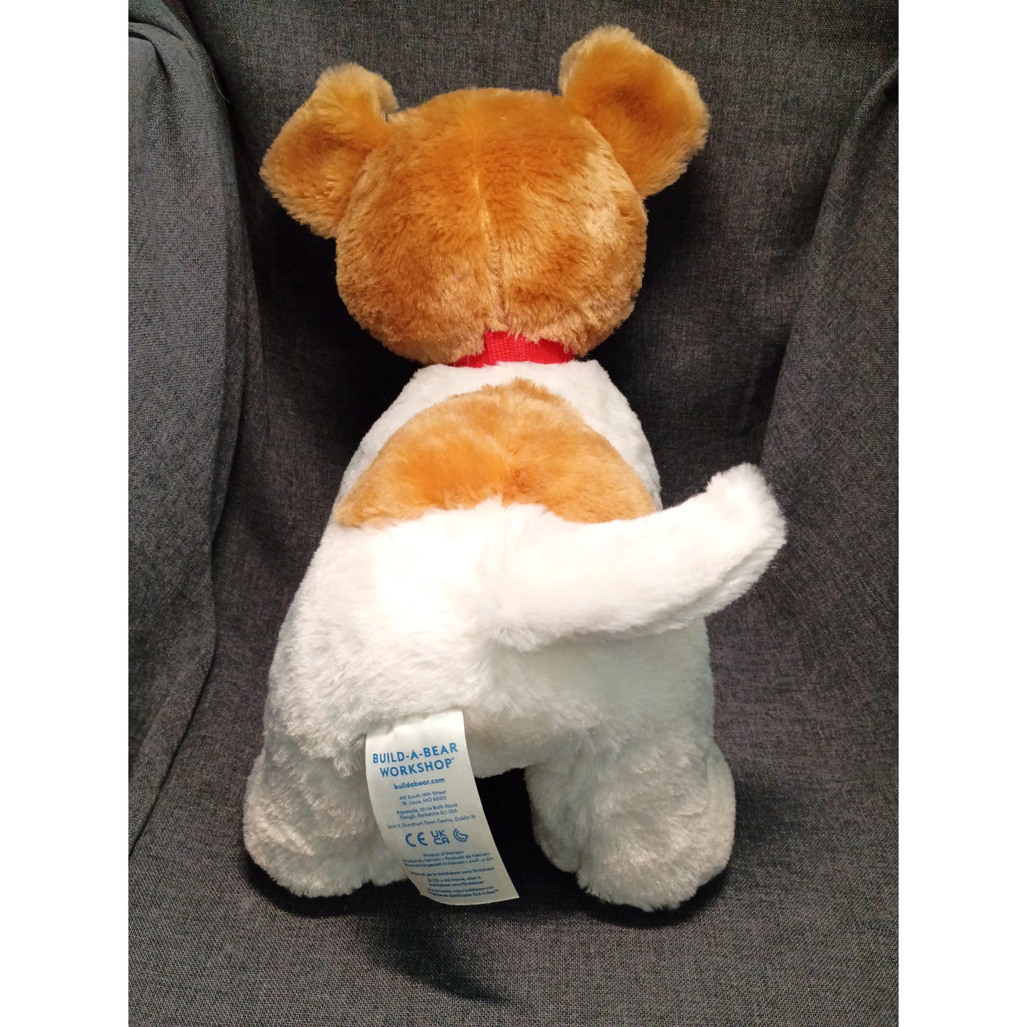 Build A Bear Promis Pets Brown n White Puppy