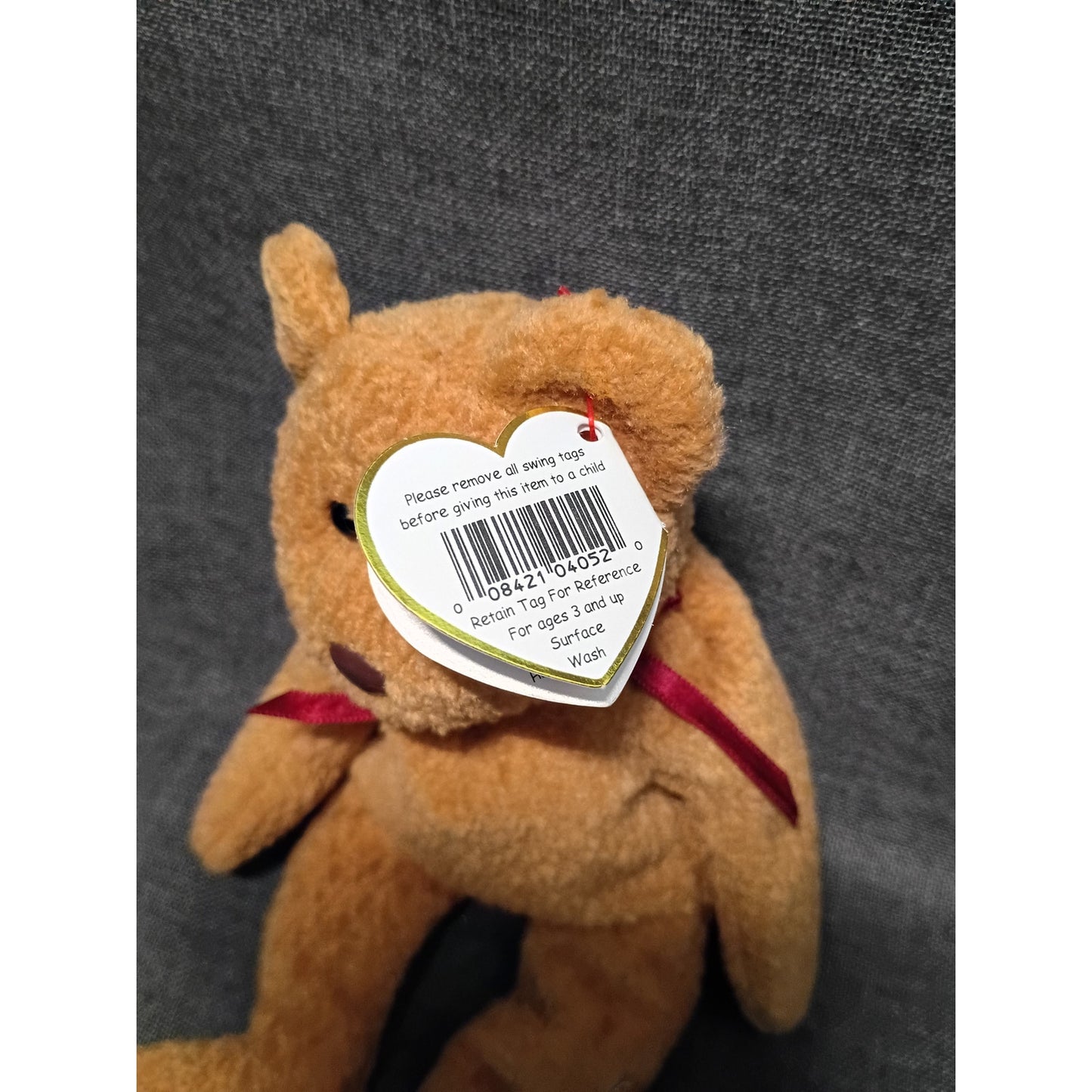 Rare Ty Beanie Baby Curly NWT and Errors