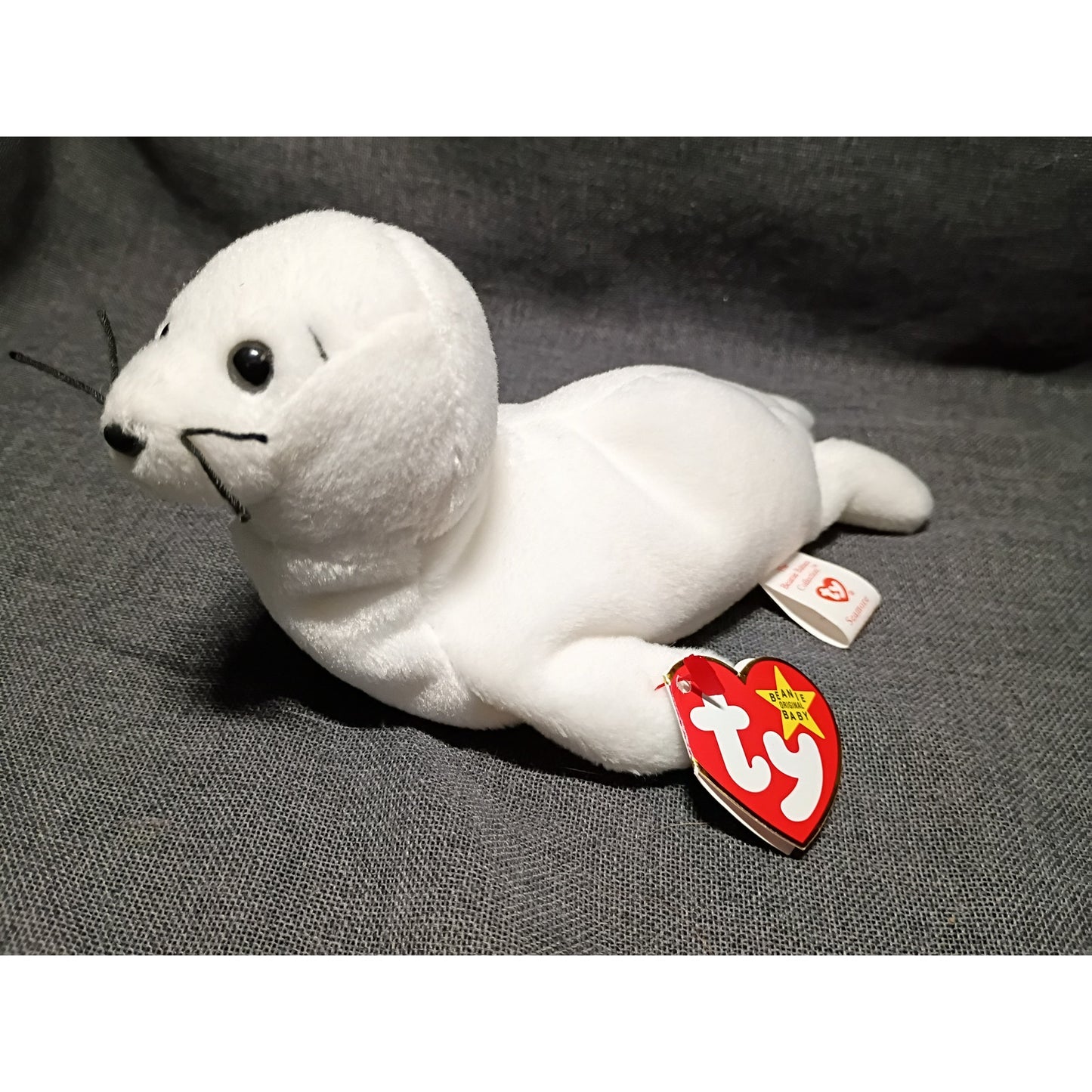 NWT Rare 1996 Ty Beanie Baby Seamore the Seal