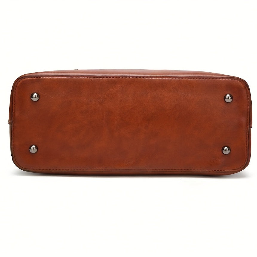 Women Handbags Tote Bag Soft Retro Designer Large Capacity Multi-Pocket Casual Ladies Shoulder Bag Mother'S Day Gift Adjustable Shoulder Strap Purse Cheap