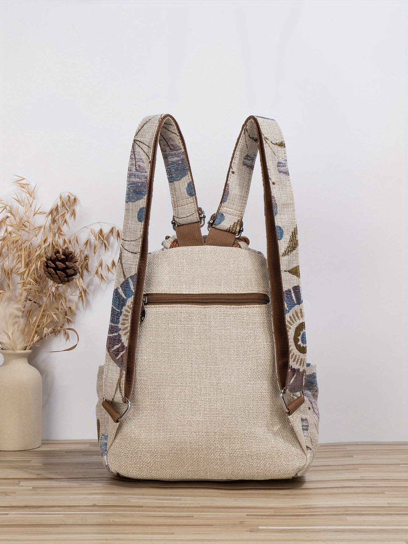 Ethnic Style Large Capacity Women's Casual Backpack