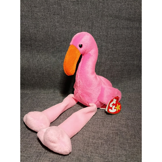 Ty Beanie Babies Pinky the Flamingo Plush Toy
