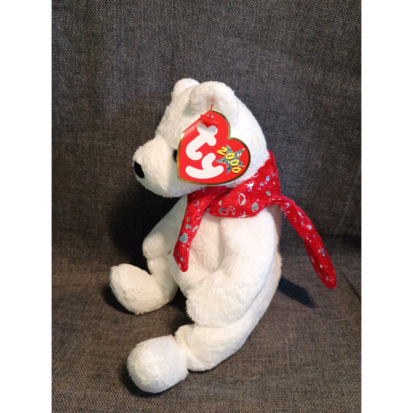 Ty Beanie Baby 2000 Holiday Teddy Plush