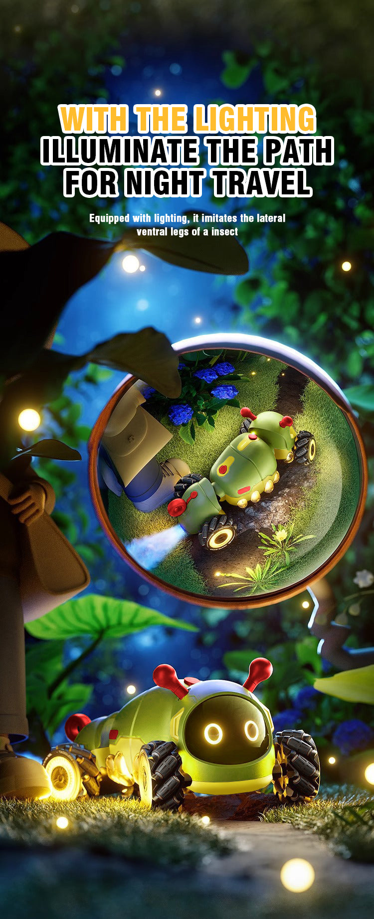 RC insect Car Climbing Stunt Spray Electric Cars robot  Radio remote control model RC Drift RacingToys for children boys Girls