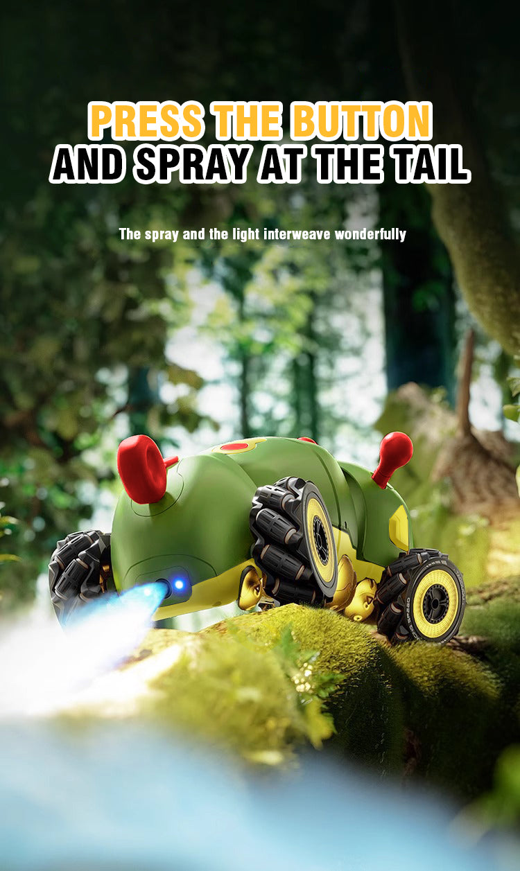 RC insect Car Climbing Stunt Spray Electric Cars robot  Radio remote control model RC Drift RacingToys for children boys Girls