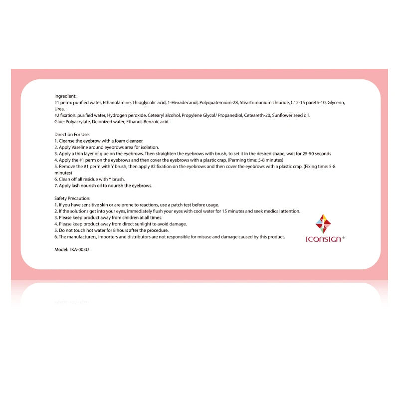 ICONSIGN Eyebrow Lift Professional Brow Lift Kit Brow Perm Eyebrow Kit Brow Makeup Tools Dropshipping Wholesale and Customize