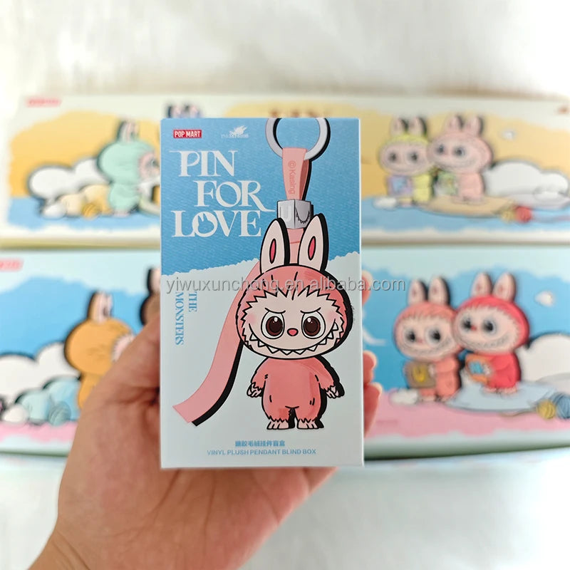 In Stock Labubu  Macaron Plush Toy Clips Fashion Accessories Blind Box Trend Desktop Decorations Collectibles | Fast Shipping