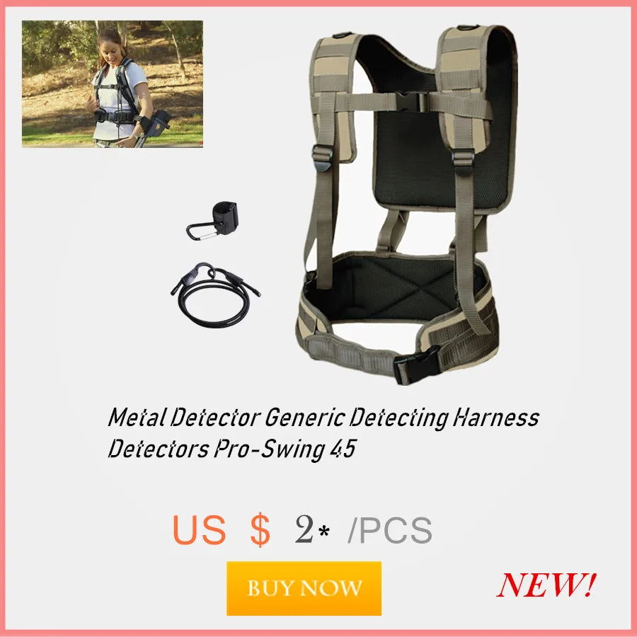 Metal Detector Finds Bag All Terrain Garden Detecting Pouch Accessories  Digger Tools Bag