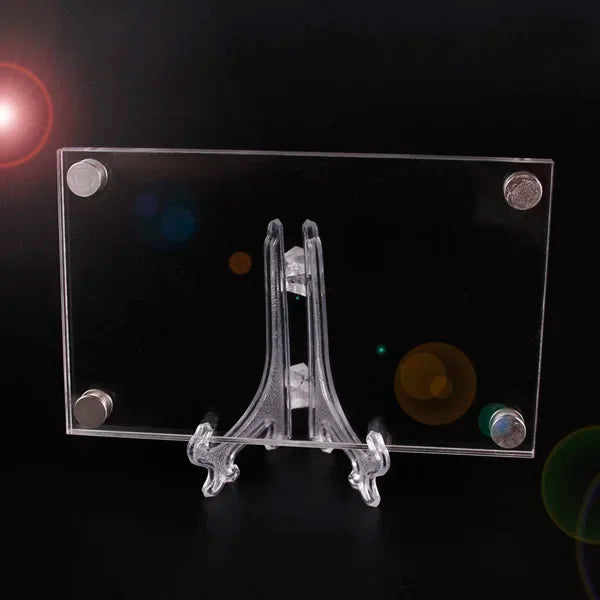 Clear Protector Acrylic Card Display Case w/Stand