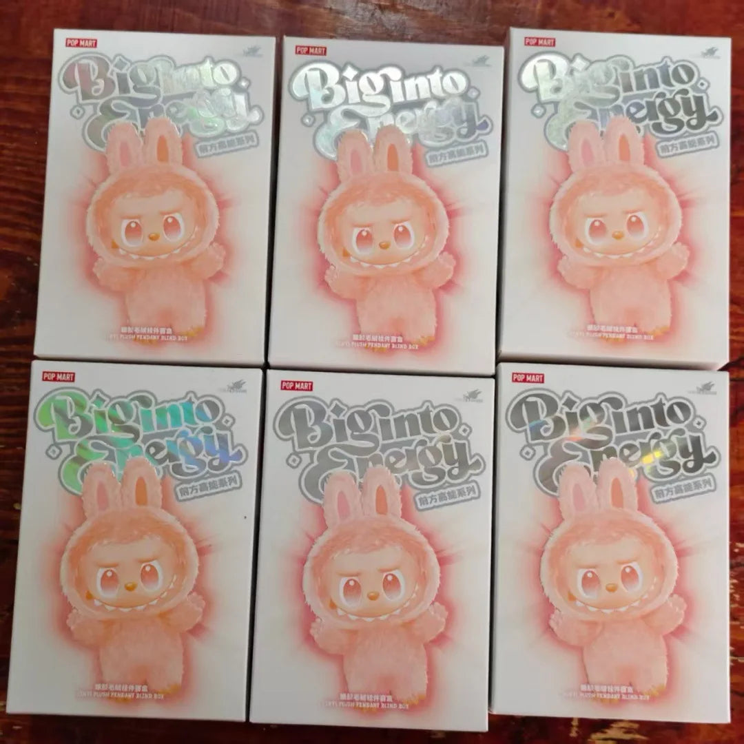 In Stock Labubu  Macaron Plush Toy Clips Fashion Accessories Blind Box Trend Desktop Decorations Collectibles | Fast Shipping