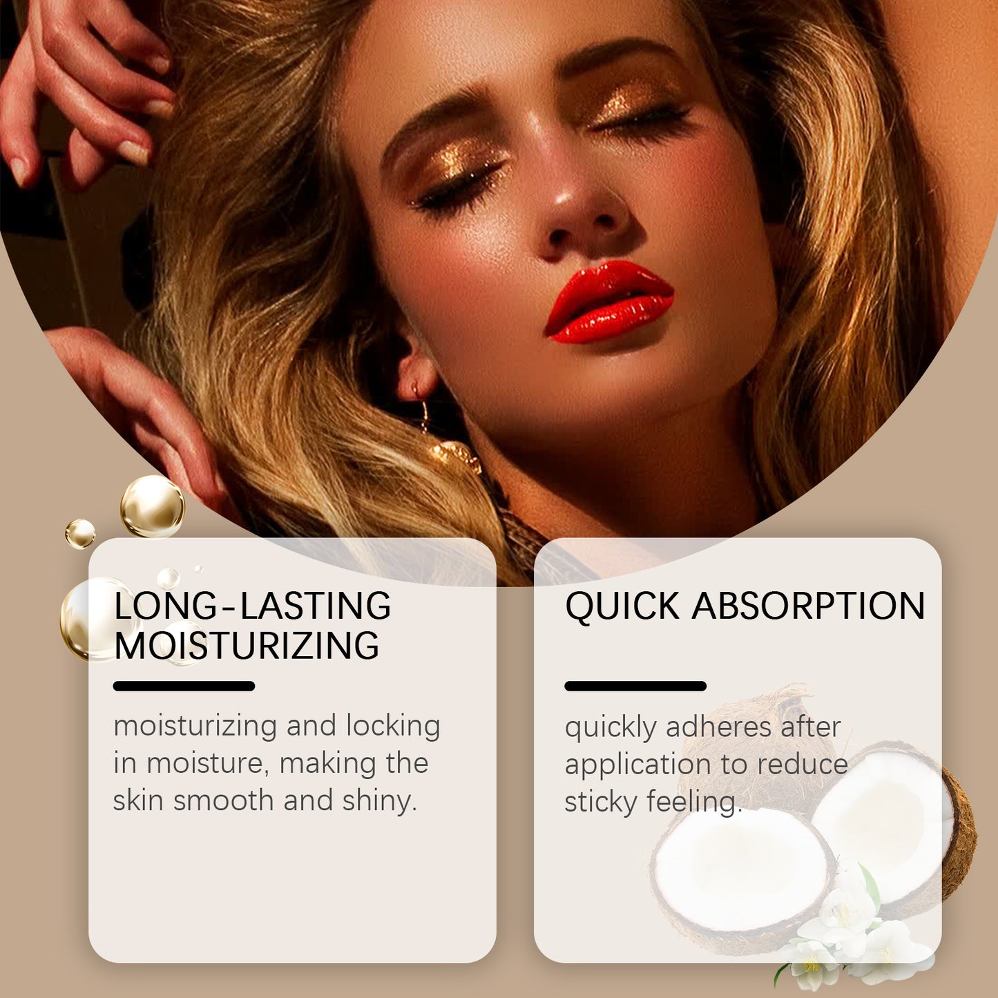 Coconut Tanning Lotion Sunless Tanner Bronzing Enhancer Darkening Booster Hydrate Sexy Golden Brown Sunbeds Self Bronzer Lotion