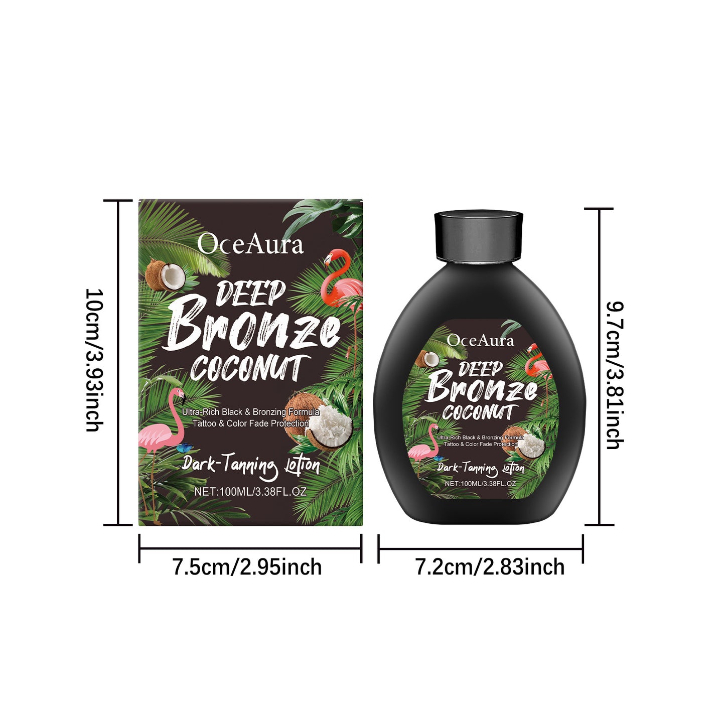 Coconut Tanning Lotion Sunless Tanner Bronzing Enhancer Darkening Booster Hydrate Sexy Golden Brown Sunbeds Self Bronzer Lotion