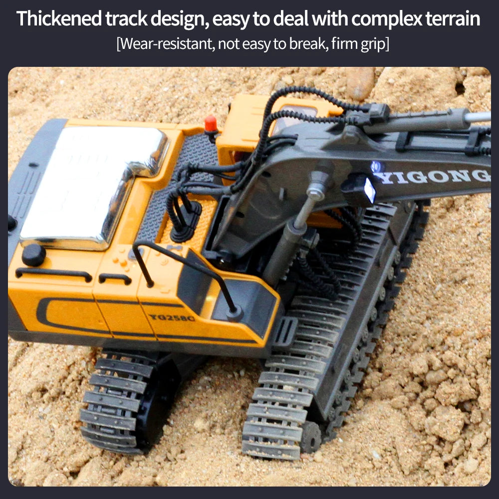 Excavator RC Car Toys Remote Control Car Toys For Boys Radio Control Excavator Dump Truck Bulldozer Electric Car Kids Toys Gift