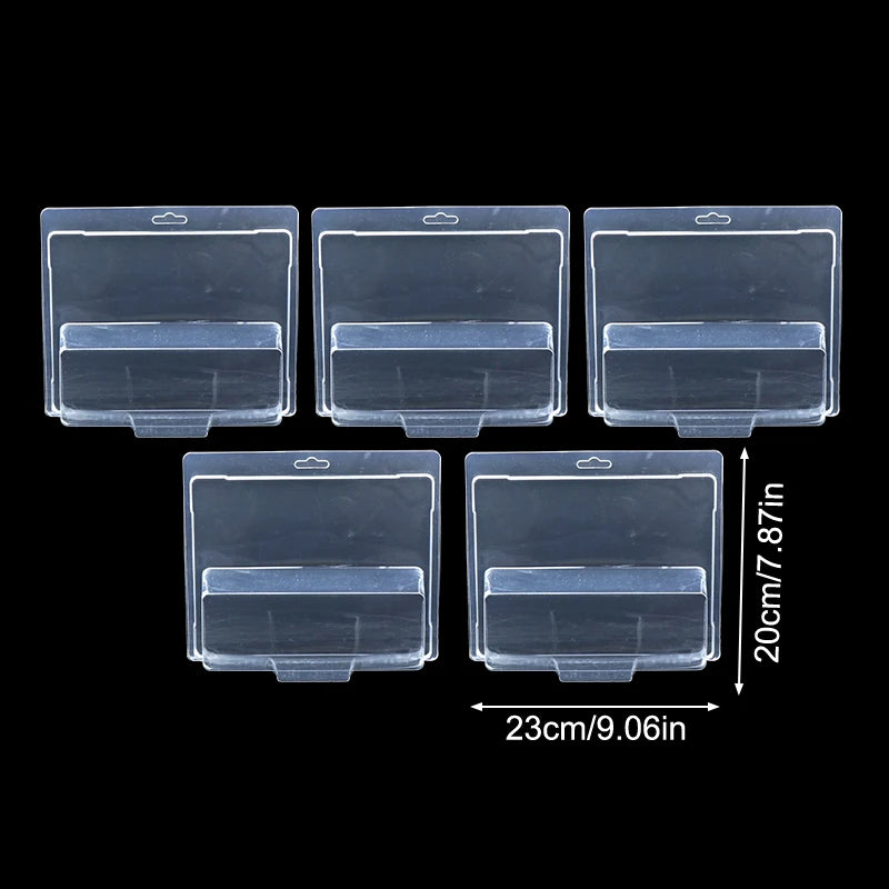 5/10PCS Car Toy Transparent Display Case Hotwheels Protective Shell Boulevard Team Transport Model Card Board Collect Boys Gift