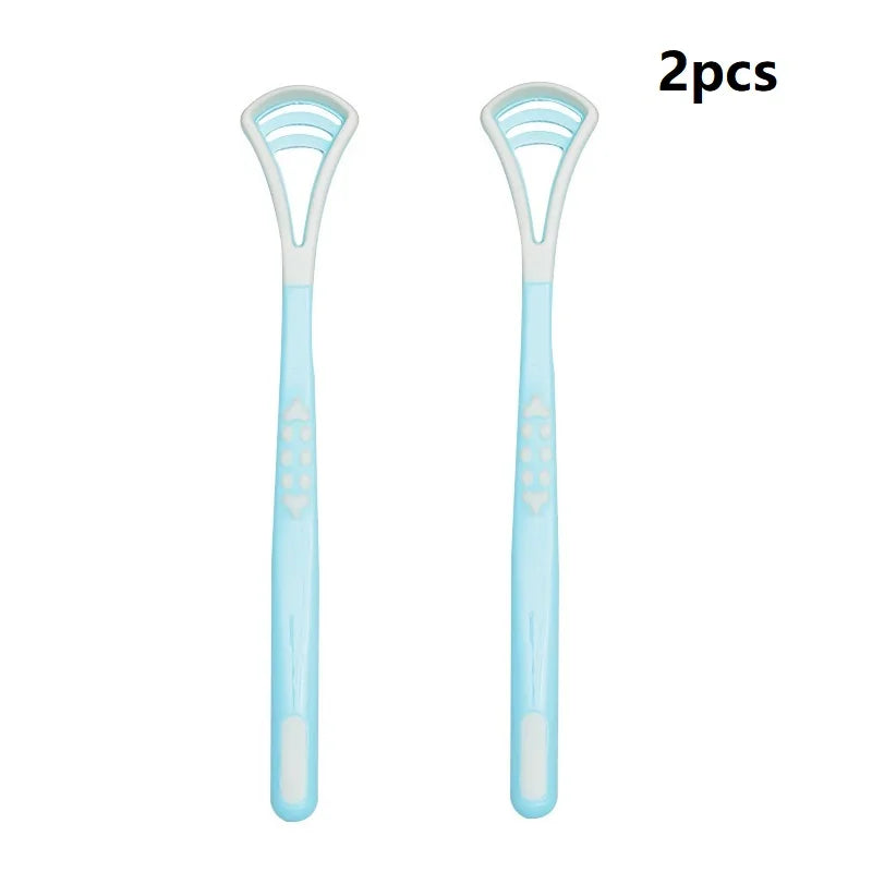Tongue Scraper Oral Cleaner Brush Soft Silicone CleaningTongue Toothbrush Mouth Fresh Breath Scraping Hygiene Care Tools