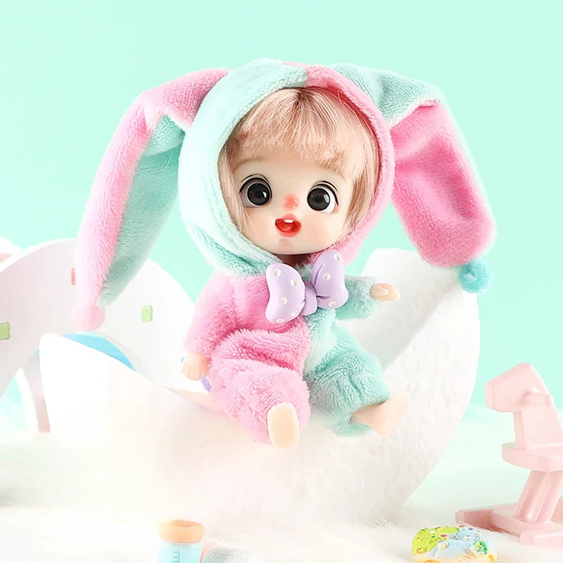 12cm Cute Mini Doll Animal Sleepwear Series