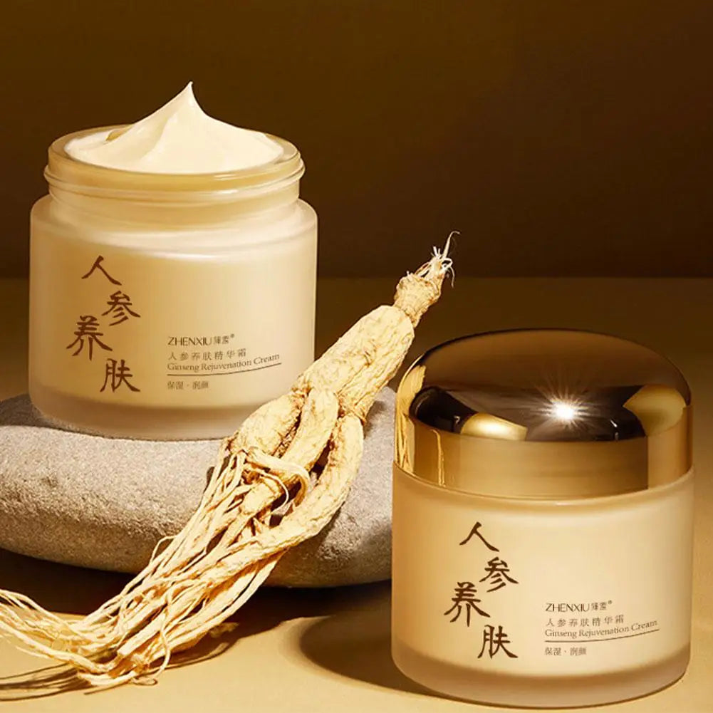 Chinese Ginseng Face Cream Anti-wrinkle Moisturizing Smoothing Ginseng Serum Anti Aging Reduce Fine Lines Moisturizer Skin Care