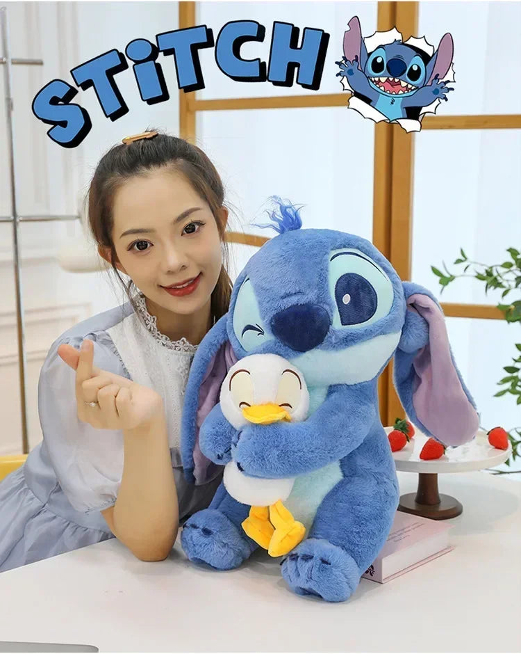 30/45cm  Stitch Plush Toy - Cute Lilo & Stitch Doll,Kawaii Donald Duck Stuffed Animal,Soft Birthday Gift for Kids Children