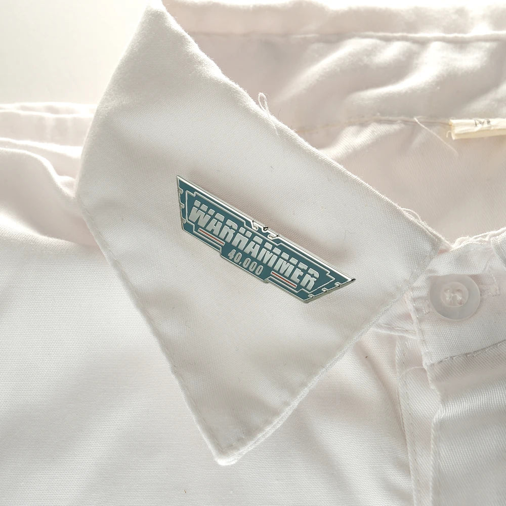 Warhammer 40K Logo Badge Sci-Fi Game Brooch G