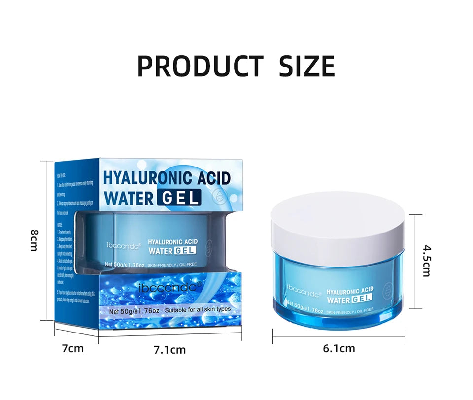 Hydro Boost Face Moisturizer with Hyaluronic Acid for Dry Skin Oil-Free and Non-Comedogenic Water Gel Face Lotion