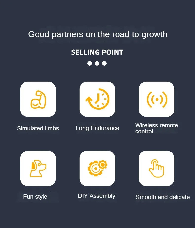 DIY Assembly Dog Rc Robot Remote Control Mechanical Toy Science Teaching Assembling Model Electric Set Toys for Boys Kids Gifts