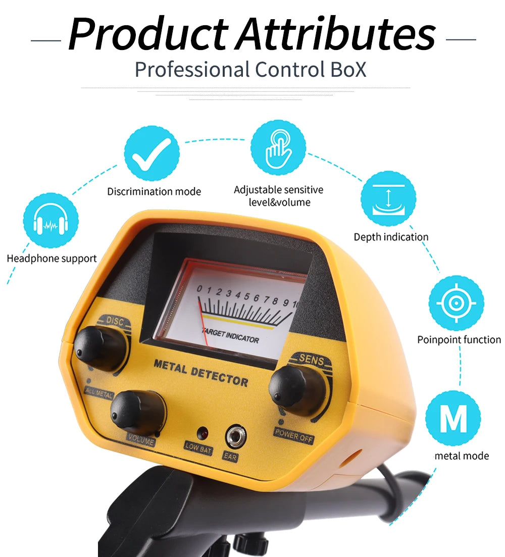 Underground Metal Detector GTX5030H GTX5030 Treasure Hunter Gold Circuit Metales HOT SALE Detecting Gold, Coin, Treasure Hunting