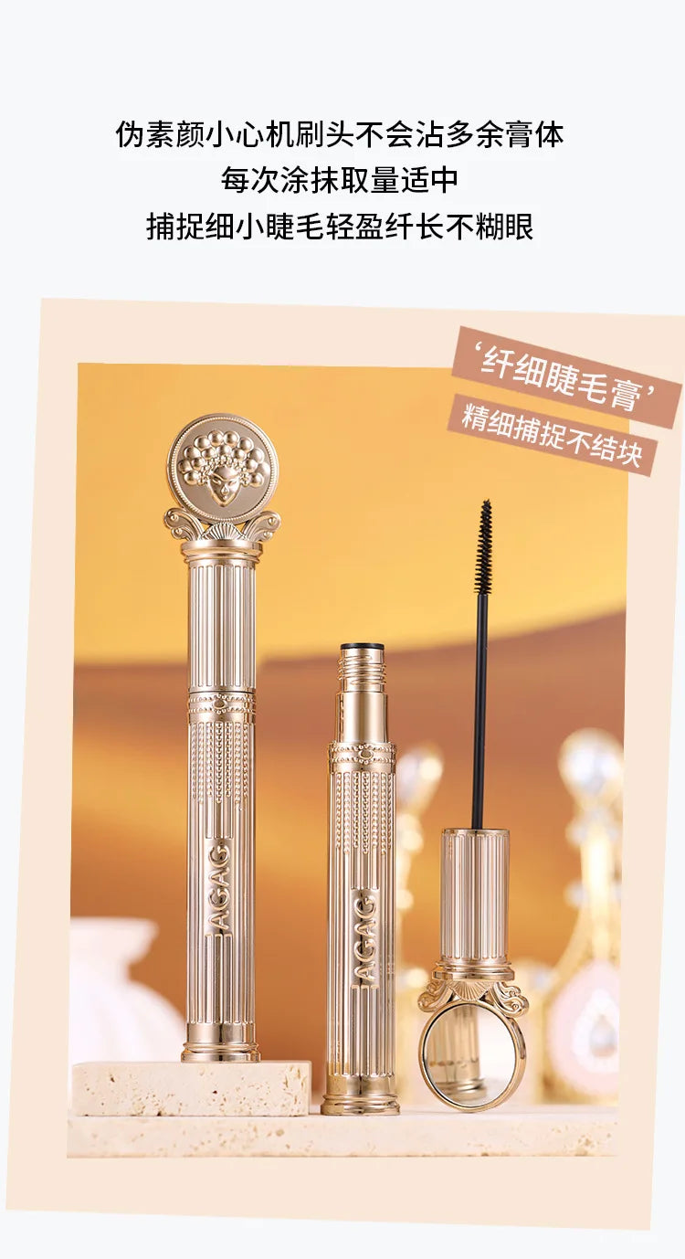 AGAG Waterproof Mascara Thick Long Lasting Lengthening Mascara Natural Curl & quick-drying Maquillage Femme Lash Cosmetics