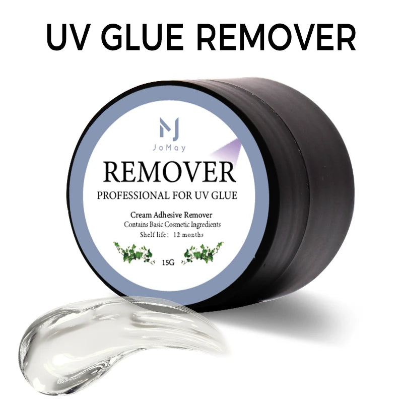 15g UV Eyelash Glue Lash Extensions Remover Cream Professional Makeup Tools Lash UV Glue Remover Cream for Eyelash Extension UV