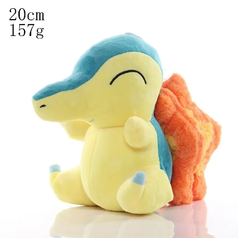 20cm Pikachu Pokemon Plush Doll Charmander Bulbasaur Squirtle Psyduck Eevee Plush Soft Stuffed Animals Peluche Plushie Toy Gifts