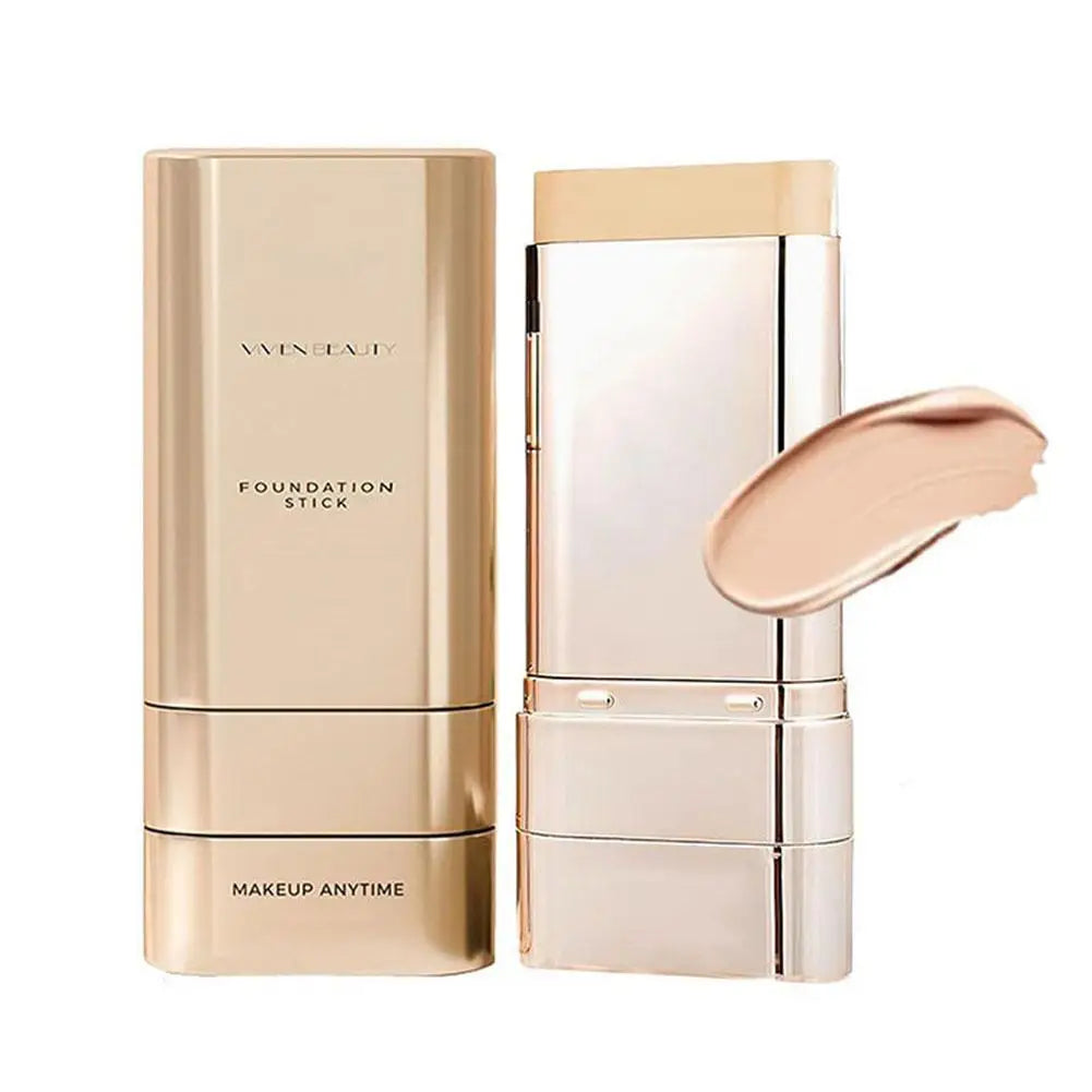 2-In-1 Matte Foundation Stick Lightweight Long-lasting Refreshing Full Coverage Dark Circles Corrector Facial Makeup