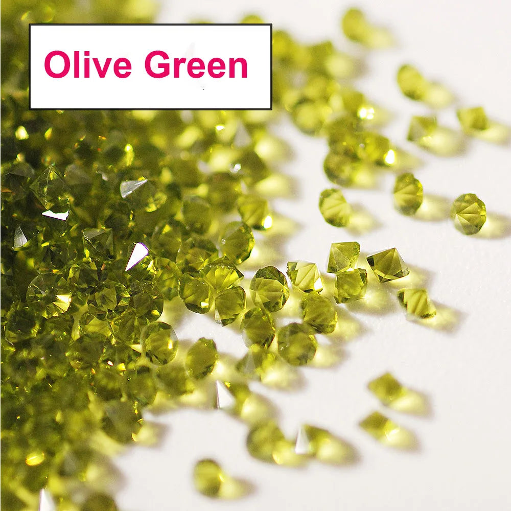 1440pcs/bag 1.2mm Wholesale Mini Pixie стразы Non Hotfix Rhinestone Micro Crystal Zircon Nail Art Rhinestones Decoration