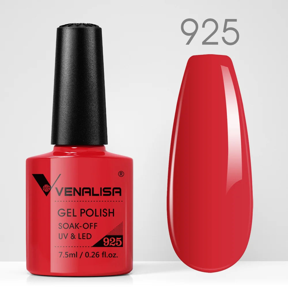 VENALISA Nail Gel Polish Semi Permanent Gellack Nail Art Salon TPO Free Glitter 7.5ml Soak off Organic UV LED Nail Gel Varnish