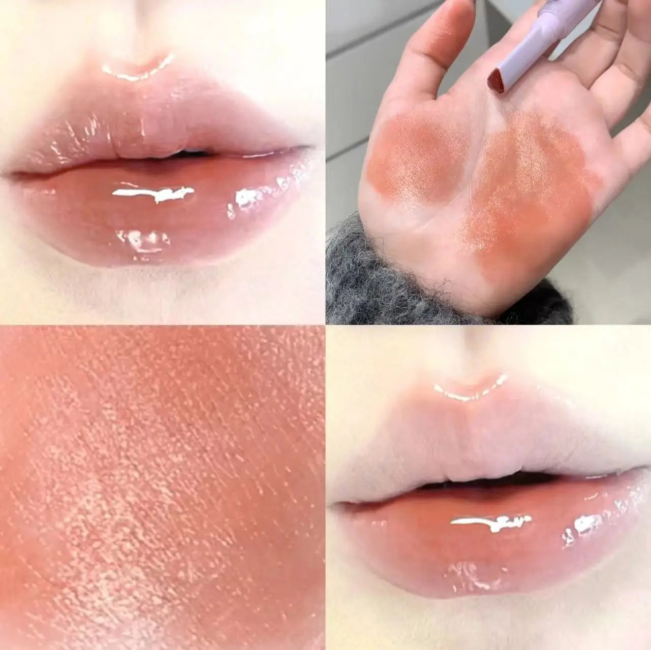 Jelly Heart Lipstick Gogo Little Bear Flower Language Secret Meaning Moisturizing and Hydrating Color Lipstick Pen