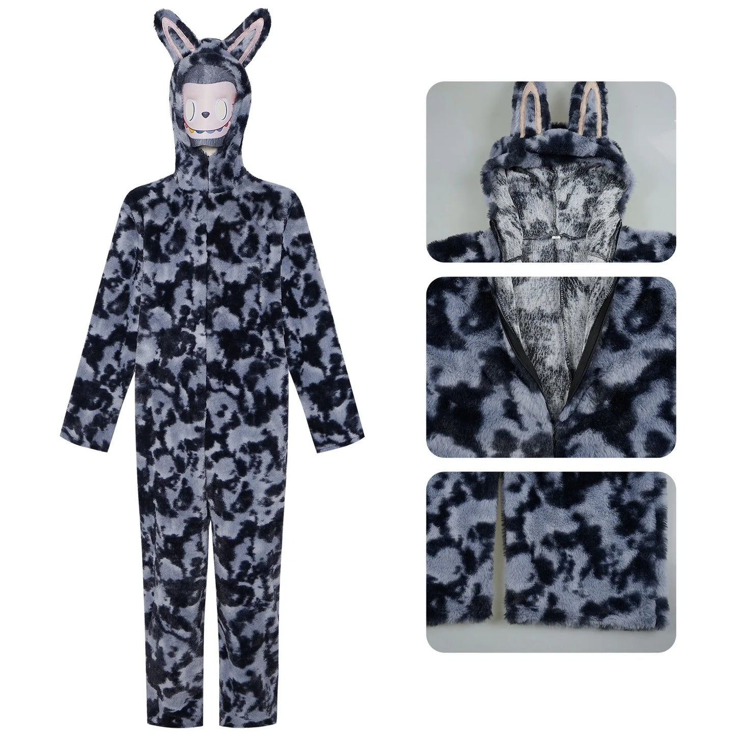 NEW Labubu cos costume Halloween Labbu adult children's one-piece cosplay anime stage performance costume