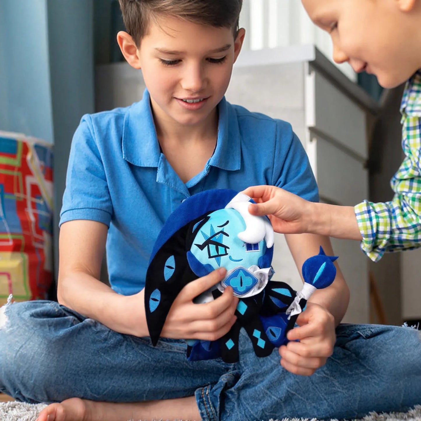 New Product cookie run:Kingdom Shadow Milk Cookie Plush Cookie Toy Running Gingerbread Man Dark Shadow Milk Biscuit Stuffed doll