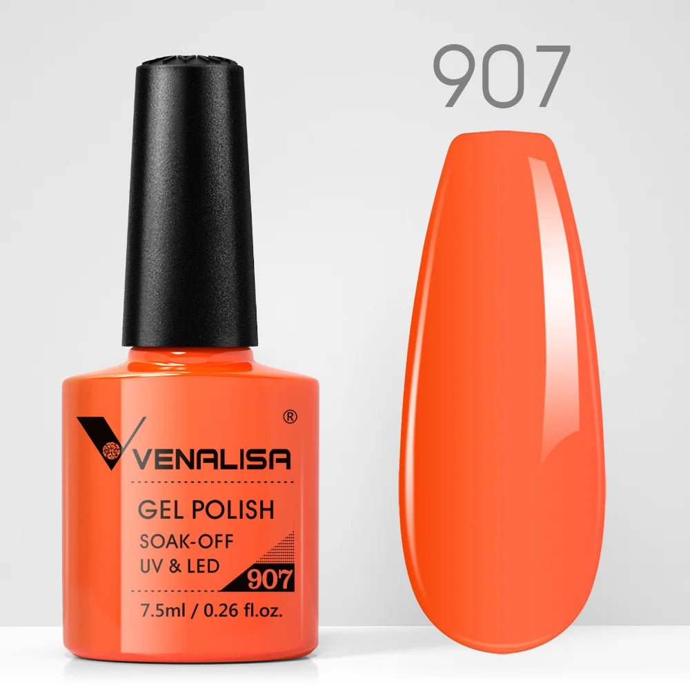 VENALISA Nail Gel Polish Semi Permanent Gellack Nail Art Salon TPO Free Glitter 7.5ml Soak off Organic UV LED Nail Gel Varnish