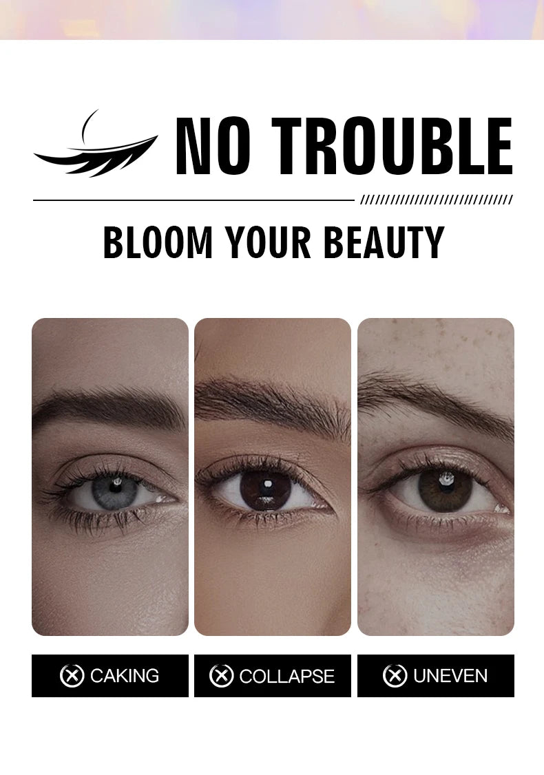 Black Waterproof Mascara for All Lengthening Makeup Products Eyelash Extension Curling Eye Lashes Mascara 7D Effect Eye Cosmetic